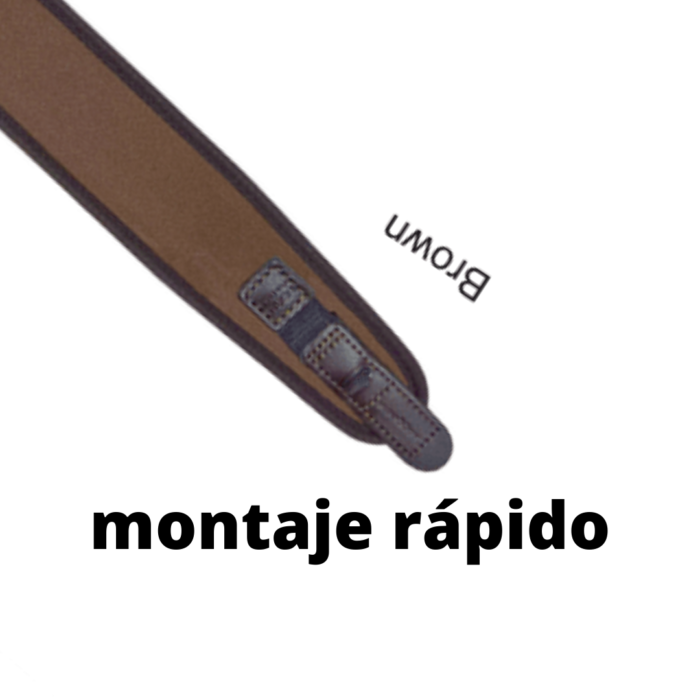 Correa Porta Fusil Niggeloh Universal Marrón Con Montaje Rápido - Imagen 2